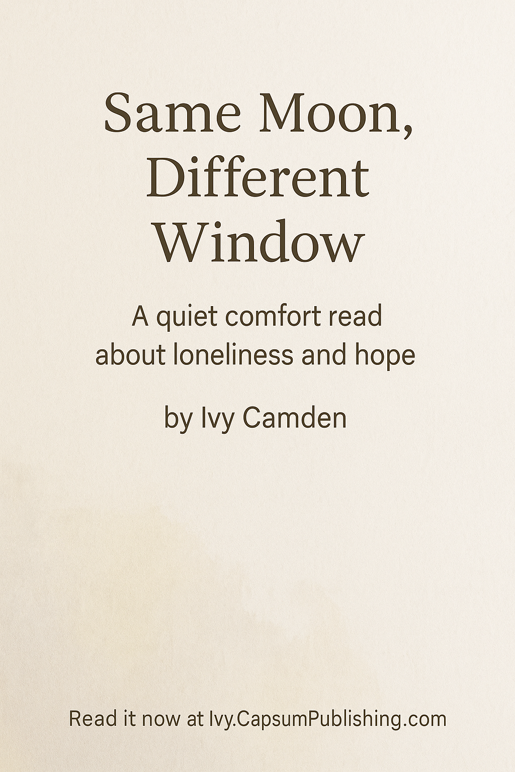 Comfort short – [Short Title] – Ivy Camden