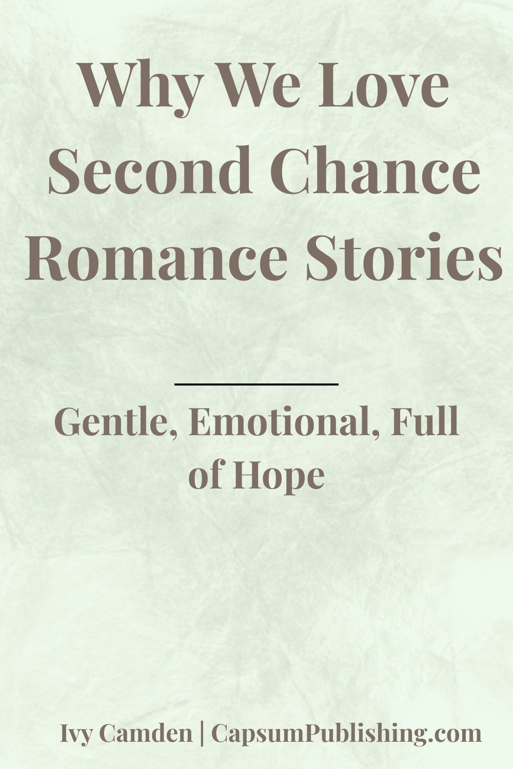 Second Chance Romance Pin